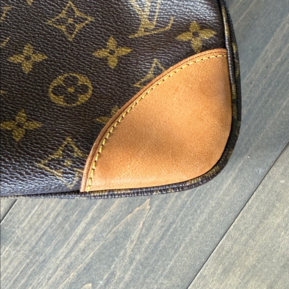 Louis Vuitton Monogram Boulogne Shoulder Bag - Brown/Gold Trim - Picture 3 of 14